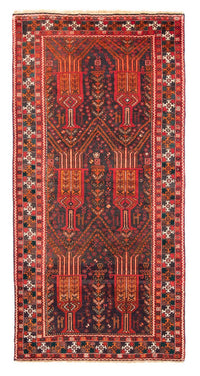 Runner Belutsch Rug - 239 x 111 cm - rust