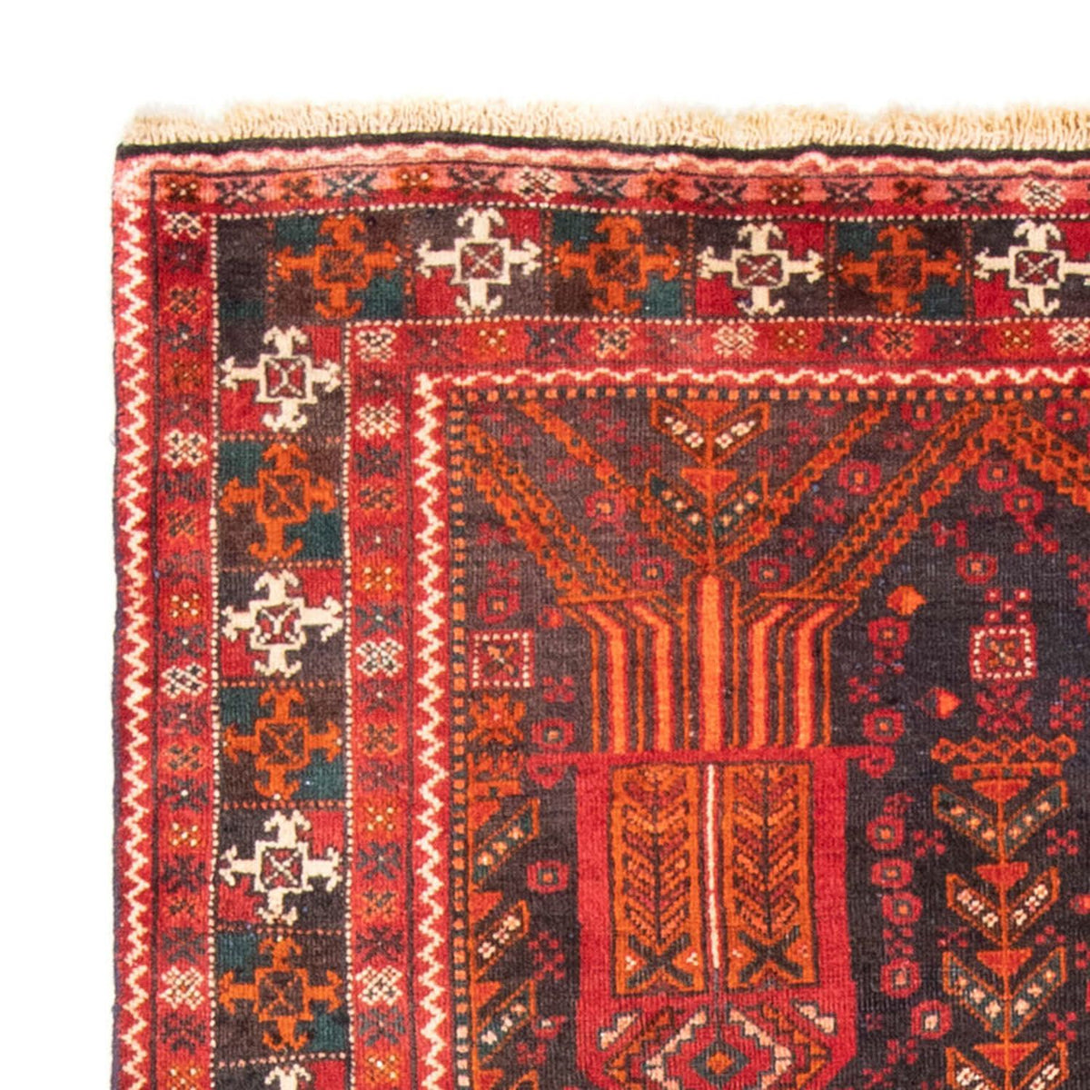 Runner Belutsch Rug - 239 x 111 cm - rust