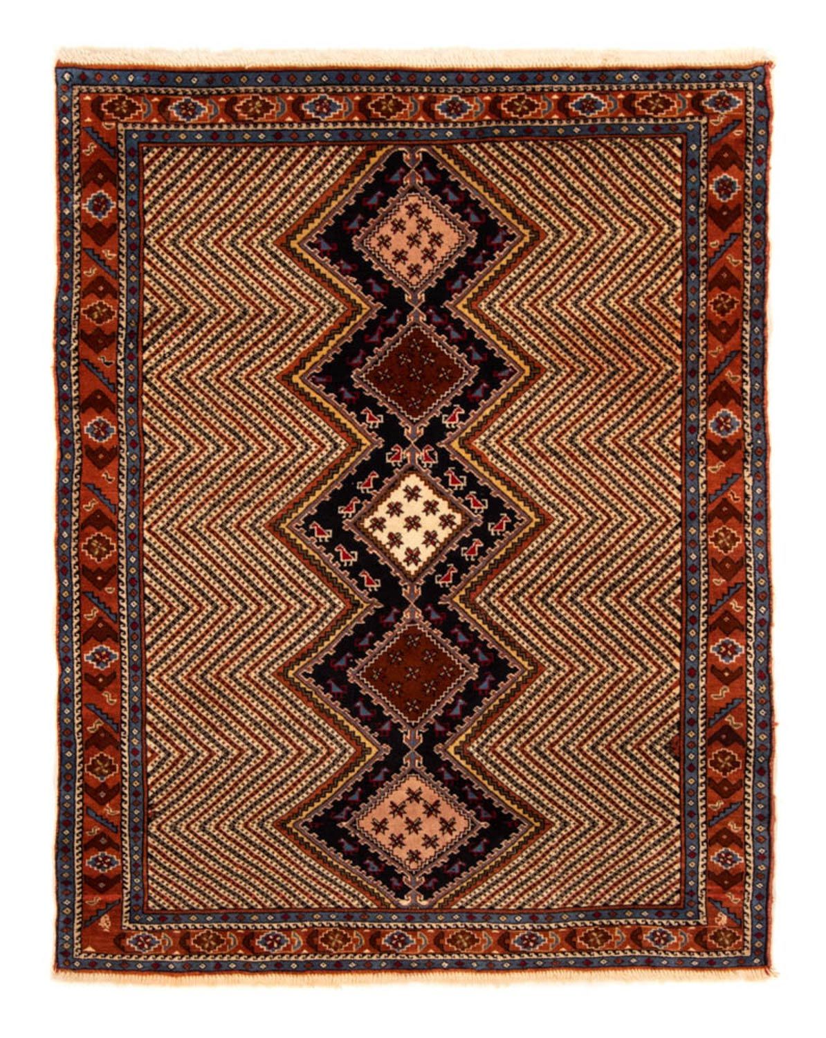 Belutsch Rug - 156 x 120 cm - rust
