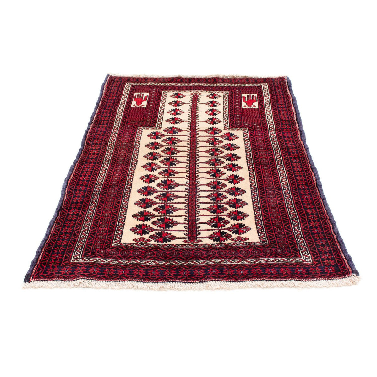 Belutsch Rug - 136 x 89 cm - red