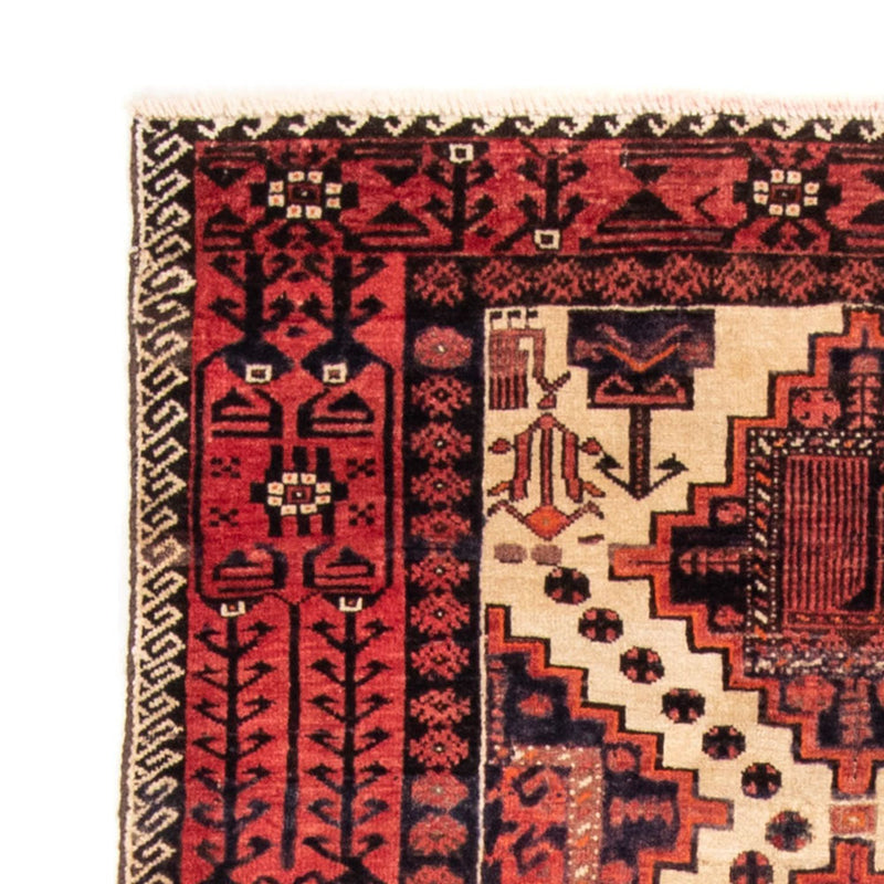 Runner Belutsch Rug - 238 x 100 cm - light red