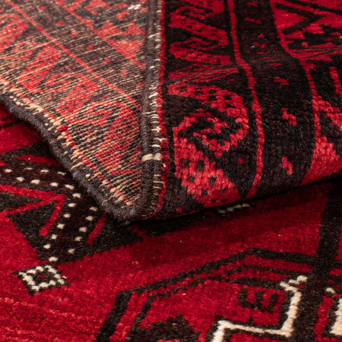 Runner Belutsch Rug - 202 x 110 cm - dark red