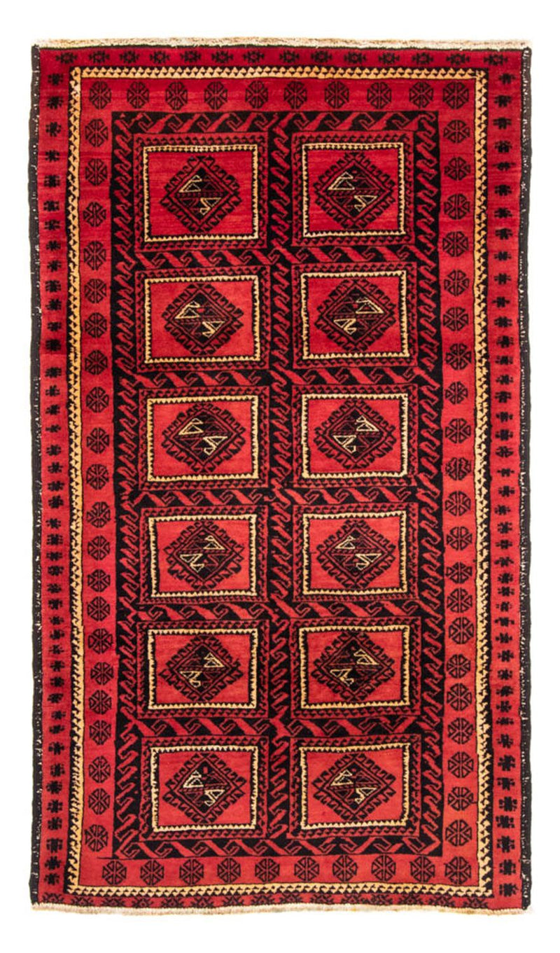 Runner Belutsch Rug - 198 x 110 cm - red
