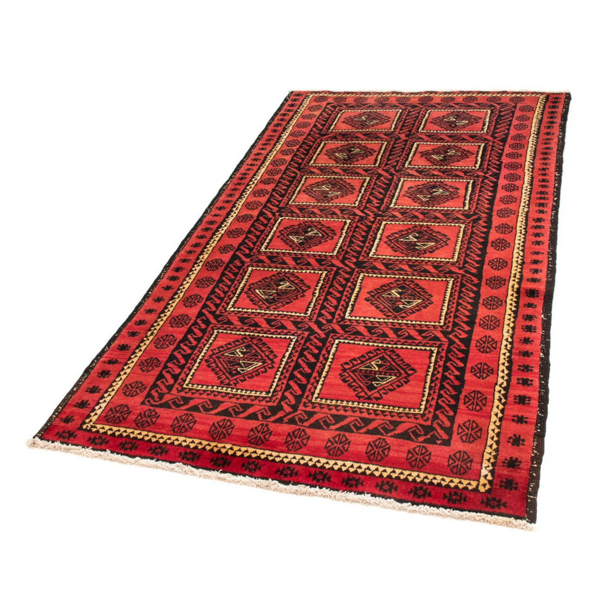 Runner Belutsch Rug - 198 x 110 cm - red