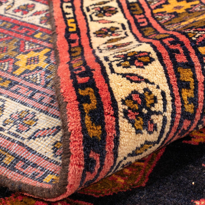 Belutsch Rug square  - 174 x 139 cm - dark blue