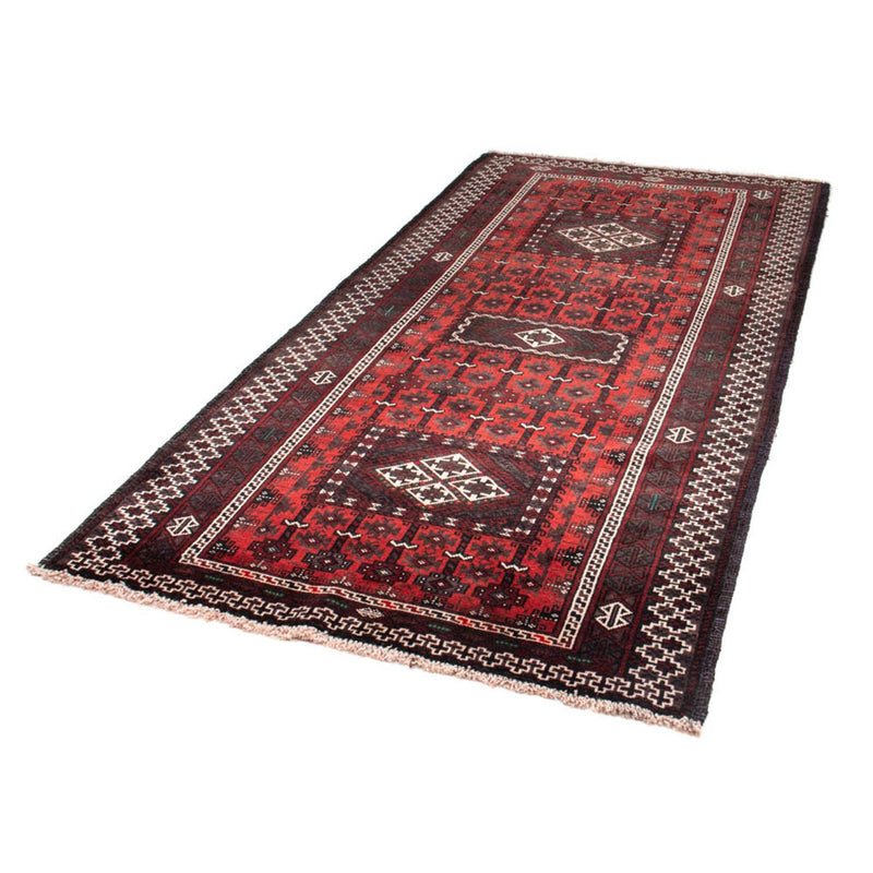 Runner Belutsch Rug - 236 x 118 cm - red