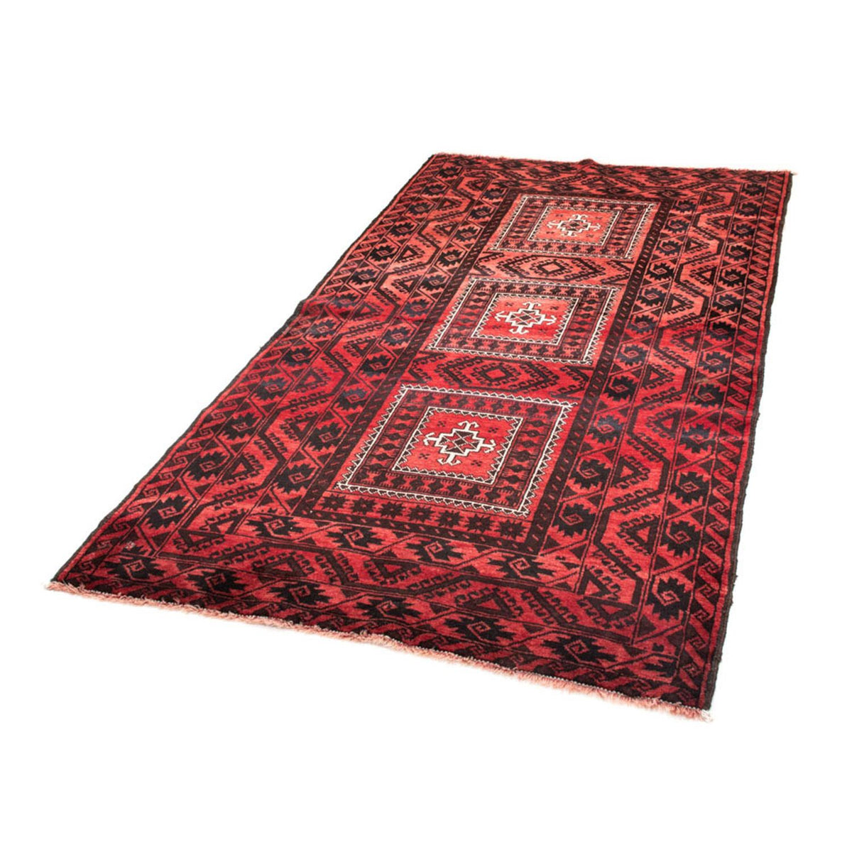 Runner Belutsch Rug - 207 x 112 cm - red