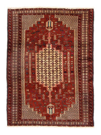 Belutsch Rug square  - 174 x 133 cm - red