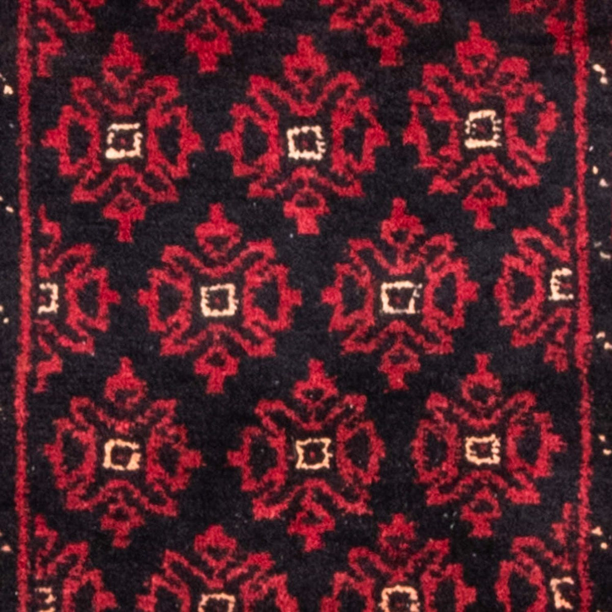 Runner Belutsch Rug - 222 x 110 cm - dark red