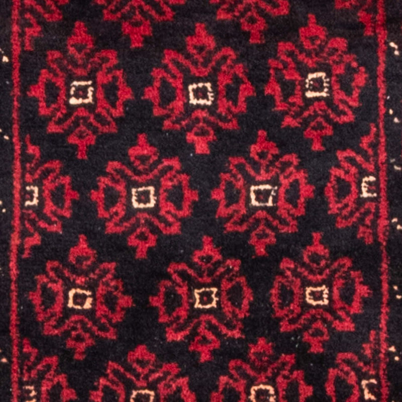 Runner Belutsch Rug - 222 x 110 cm - dark red