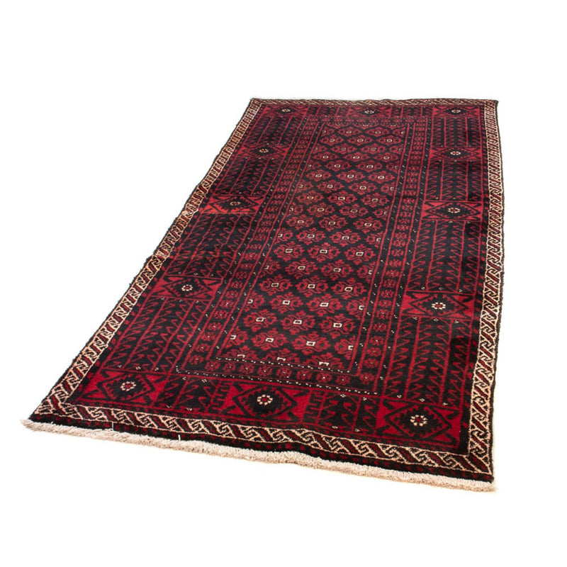 Runner Belutsch Rug - 222 x 110 cm - dark red