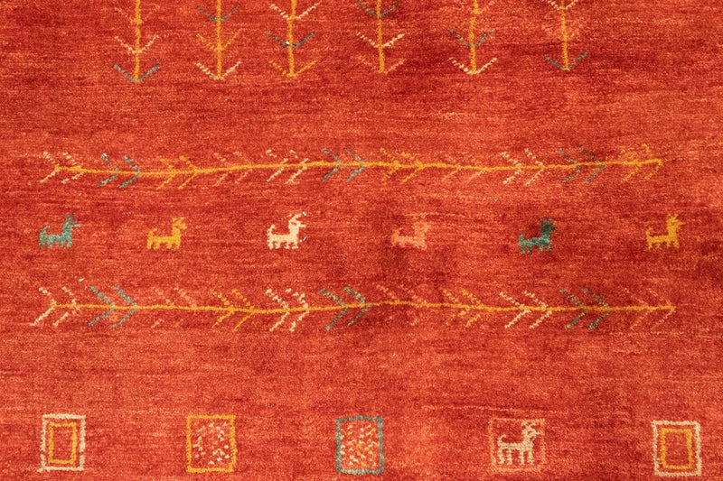 Gabbeh Rug - Perser - 190 x 150 cm - red