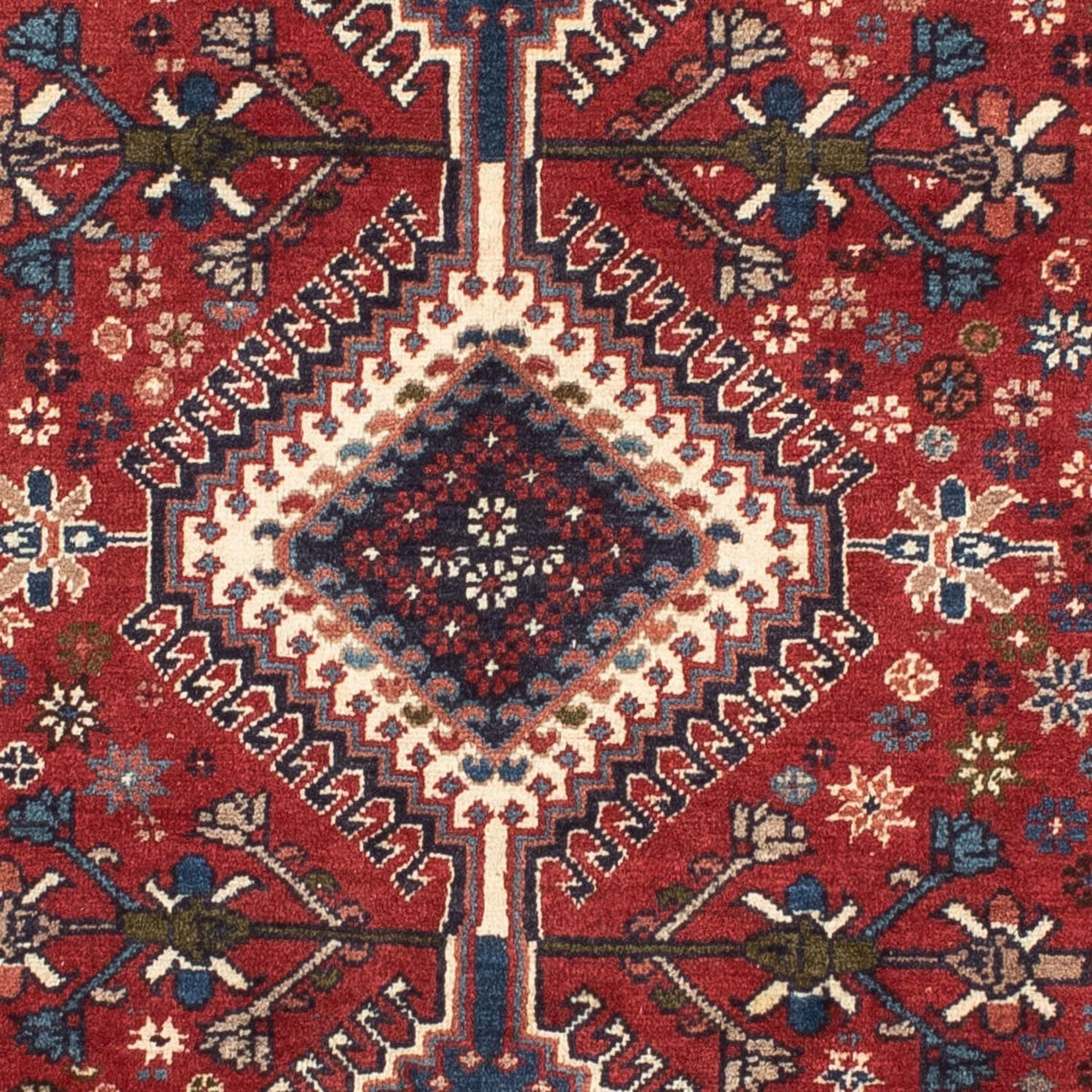 Perser Rug - Nomadic - 151 x 103 cm - dark red