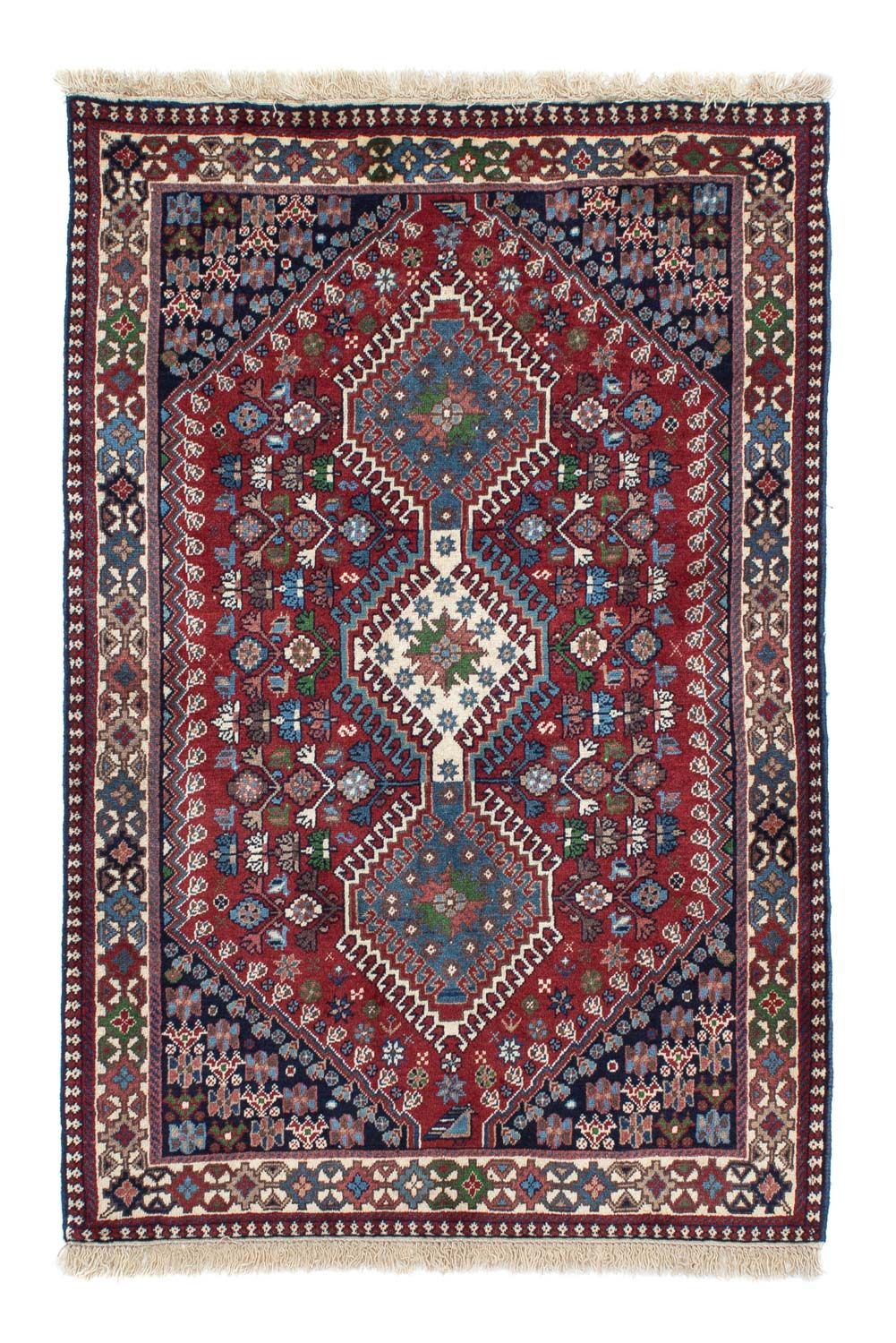 Perser Rug - Nomadic - 145 x 97 cm - dark red