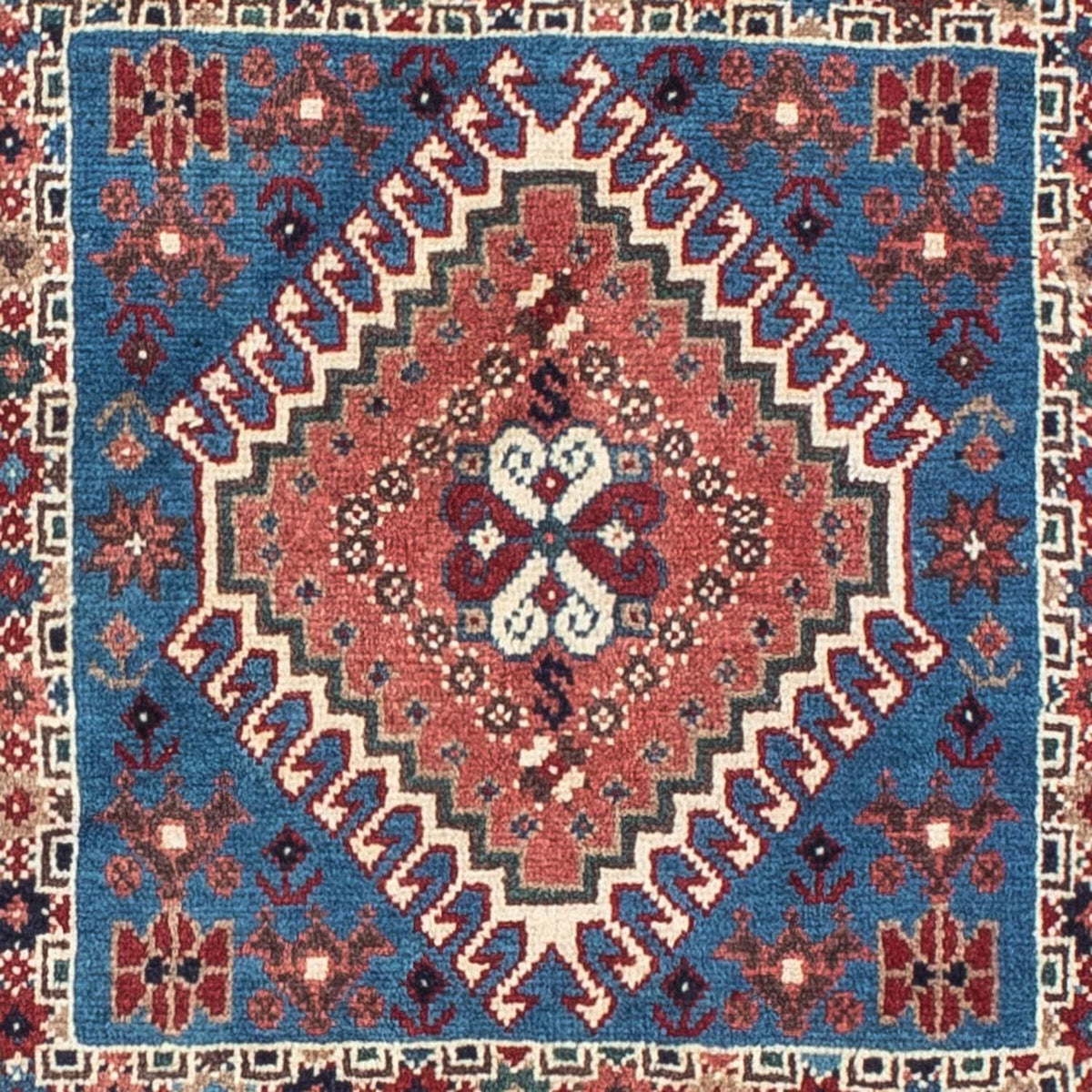 Perser Rug - Nomadic - 143 x 100 cm - blue