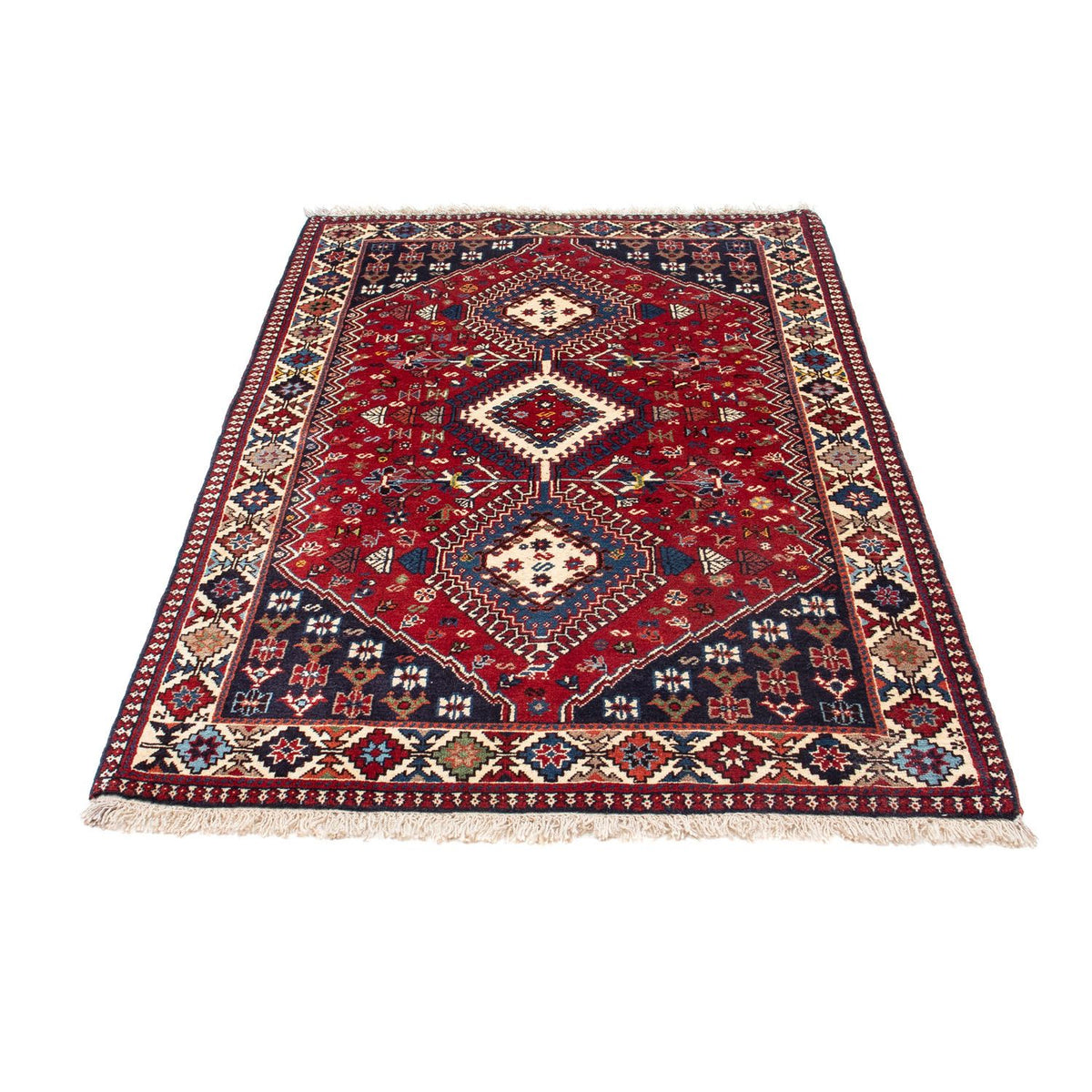 Perser Rug - Nomadic - 158 x 100 cm - dark red