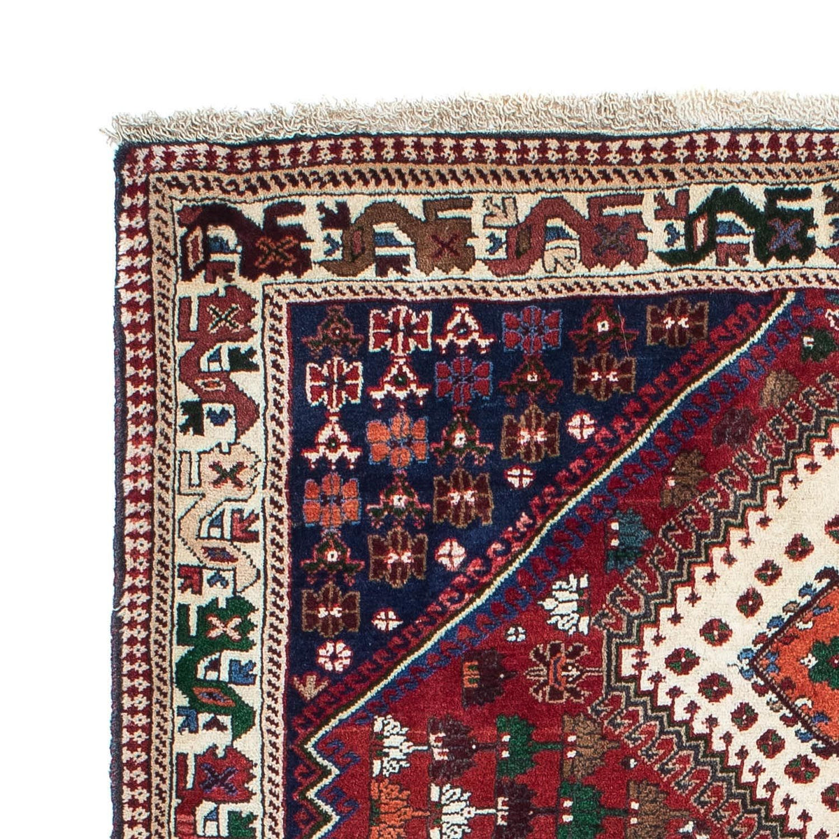 Perser Rug - Nomadic - 149 x 105 cm - dark red