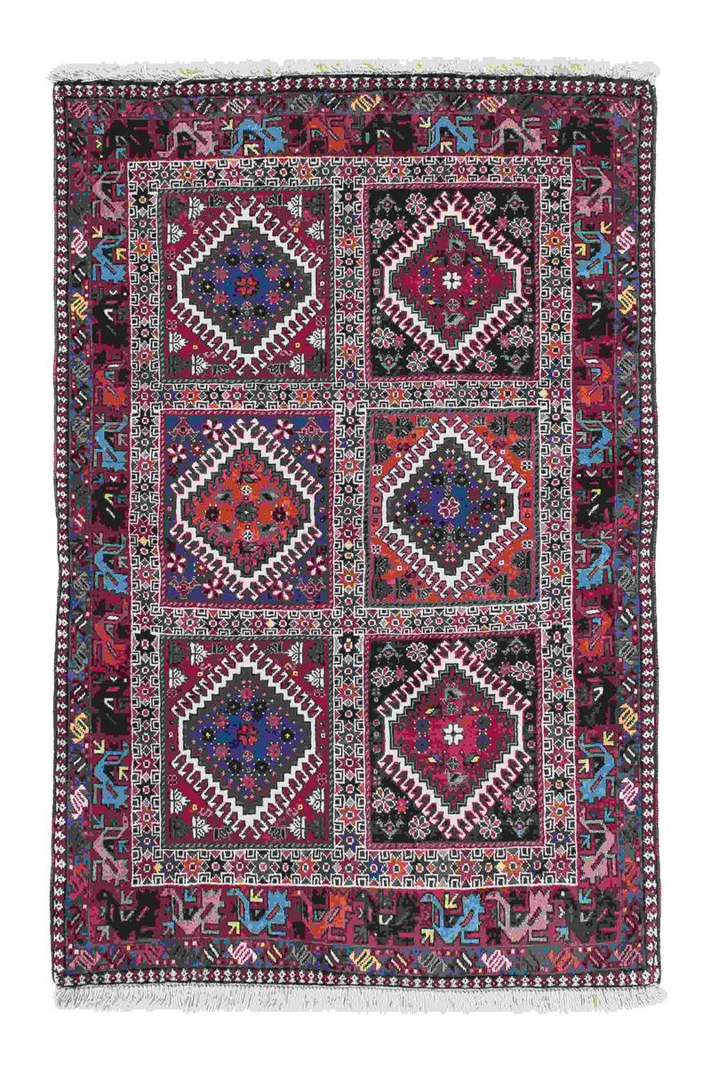 Perser Rug - Nomadic - 147 x 99 cm - multicolored