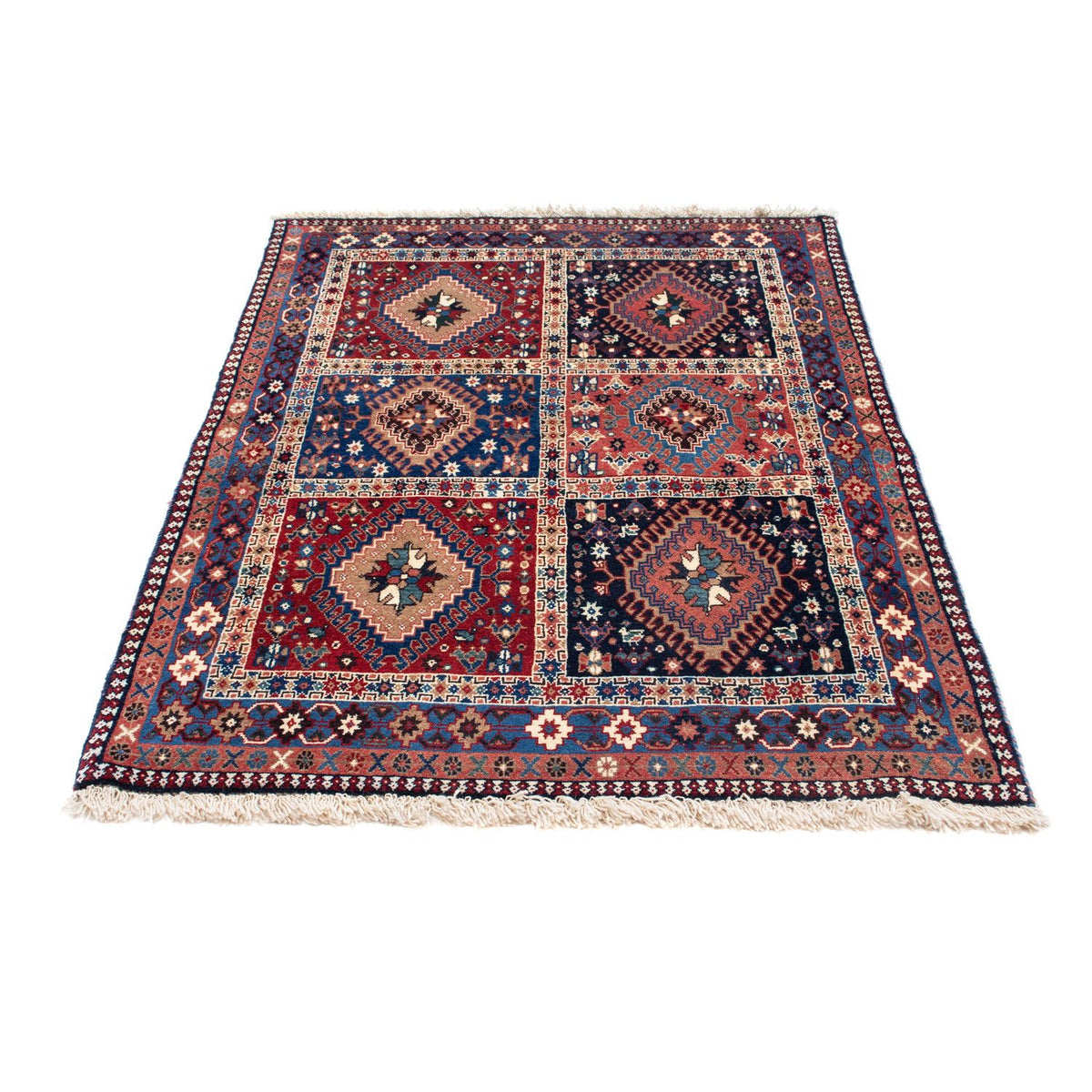Perser Rug - Nomadic - 146 x 100 cm - blue