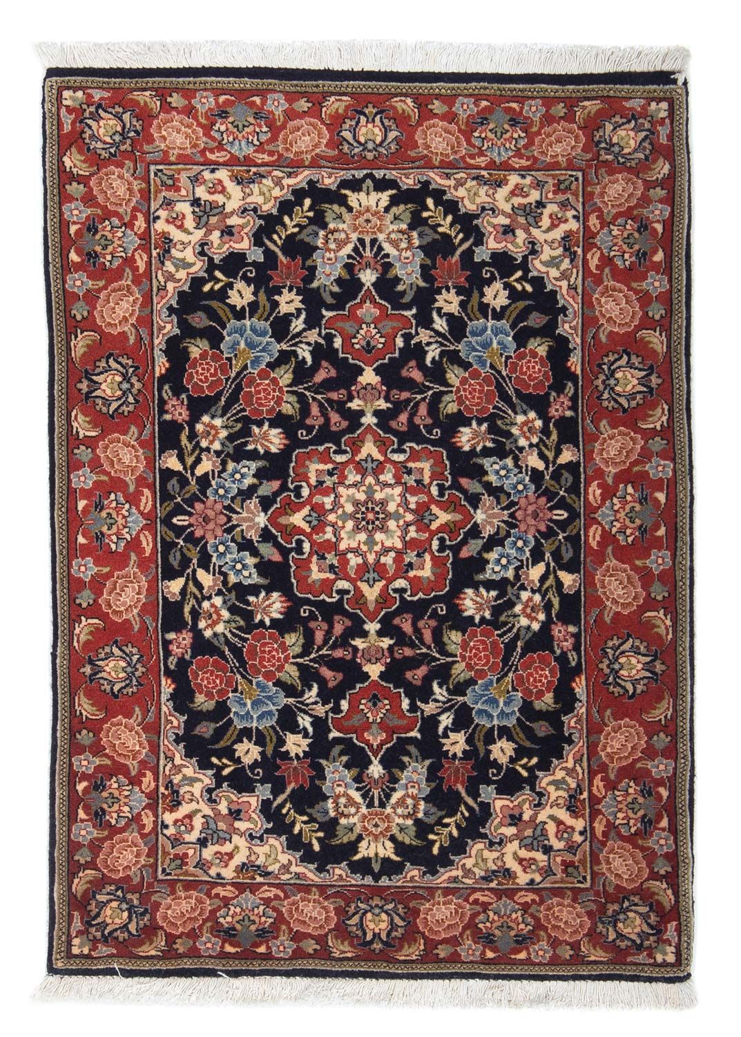 Perser Rug - Ghom - 100 x 68 cm - blue