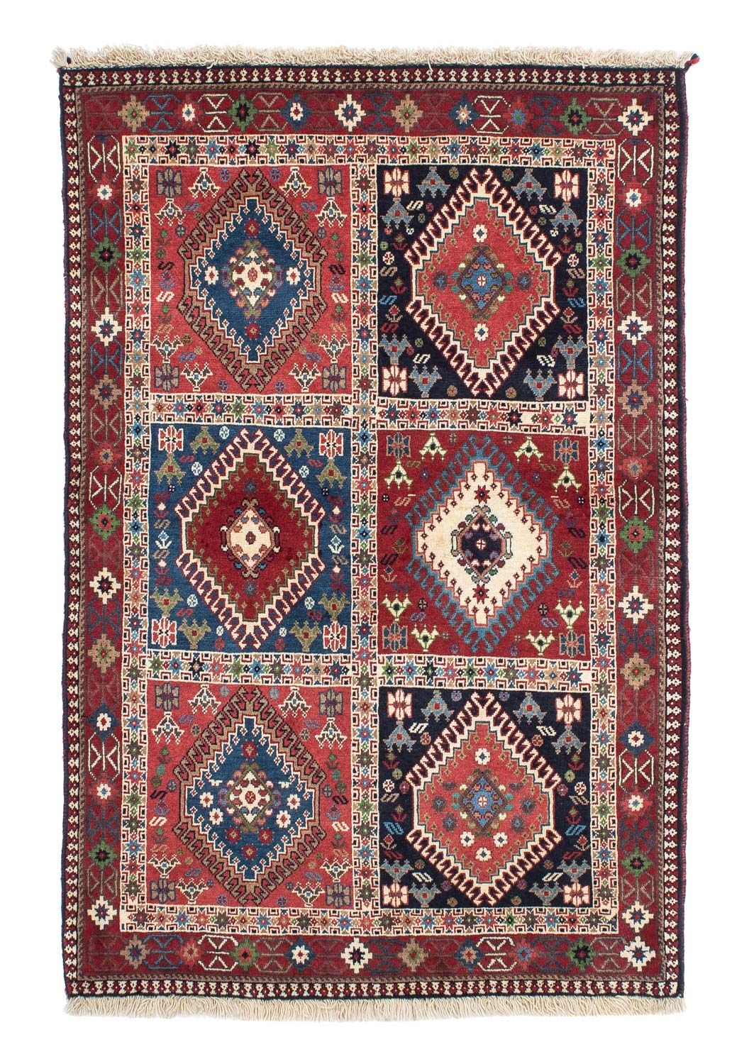 Perser Rug - Nomadic - 148 x 100 cm - red