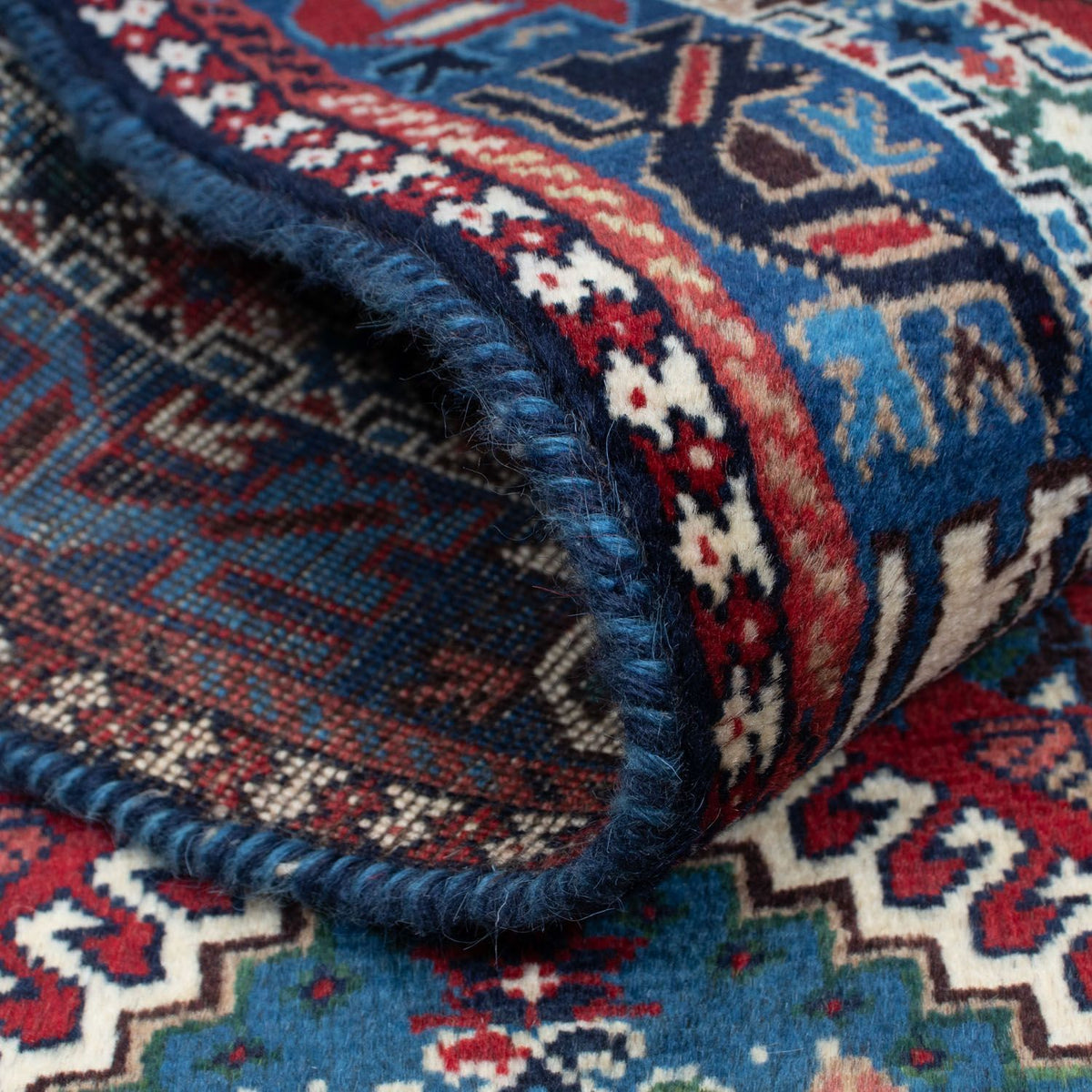 Perser Rug - Nomadic - 143 x 100 cm - blue