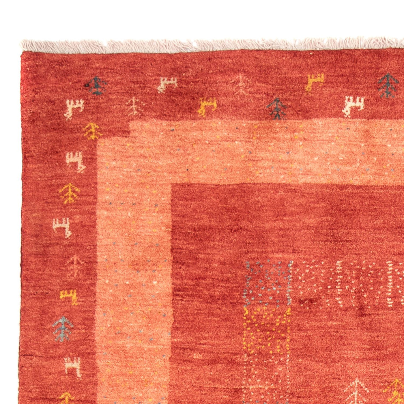Persian Gabbeh Rug 225x171cm - Perserteppich Wollteppich