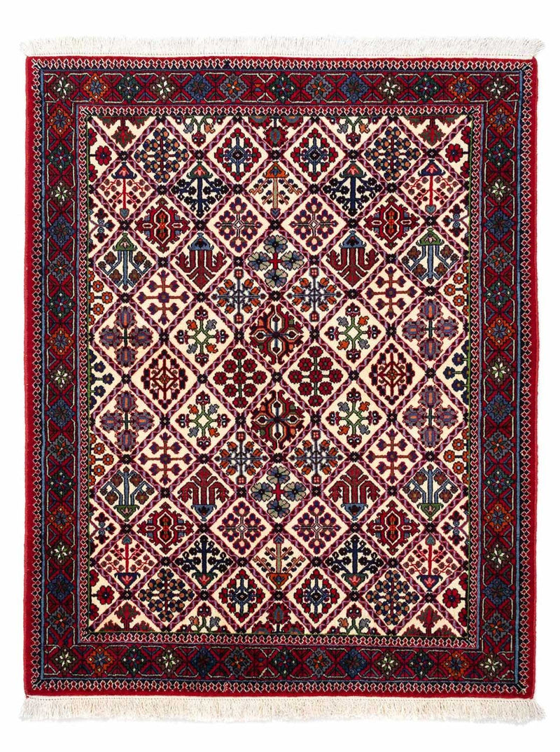 Perser Rug - Nomadic - 146 x 112 cm - dark red