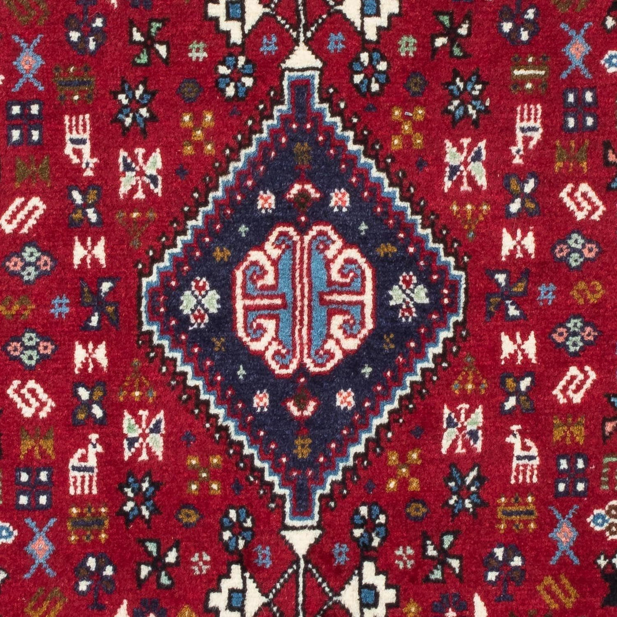 Perser Rug - Nomadic - 124 x 77 cm - dark red