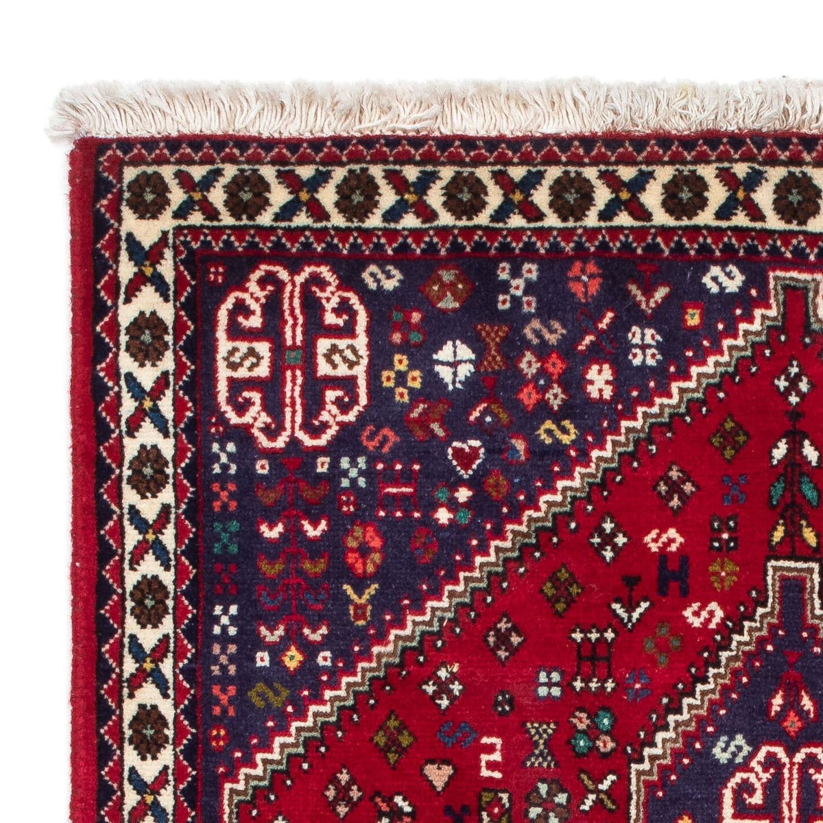 Perser Rug - Nomadic - 130 x 75 cm - dark red