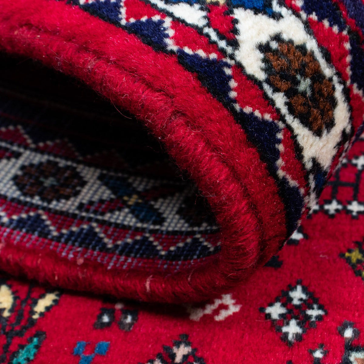 Perser Rug - Nomadic - 130 x 75 cm - dark red