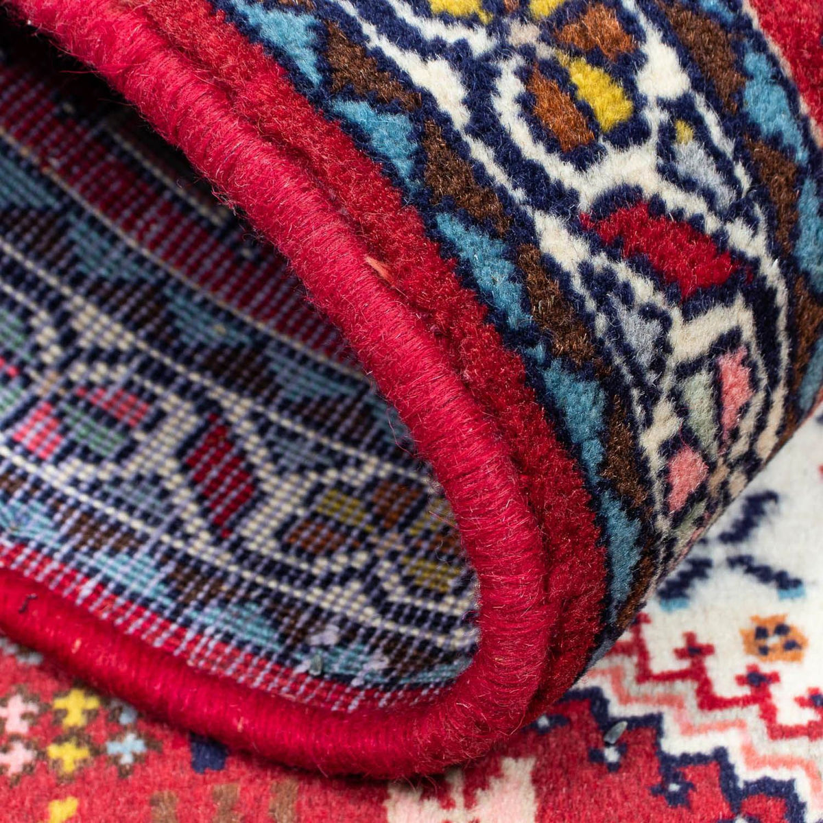 Perser Rug - Nomadic - 121 x 80 cm - dark red