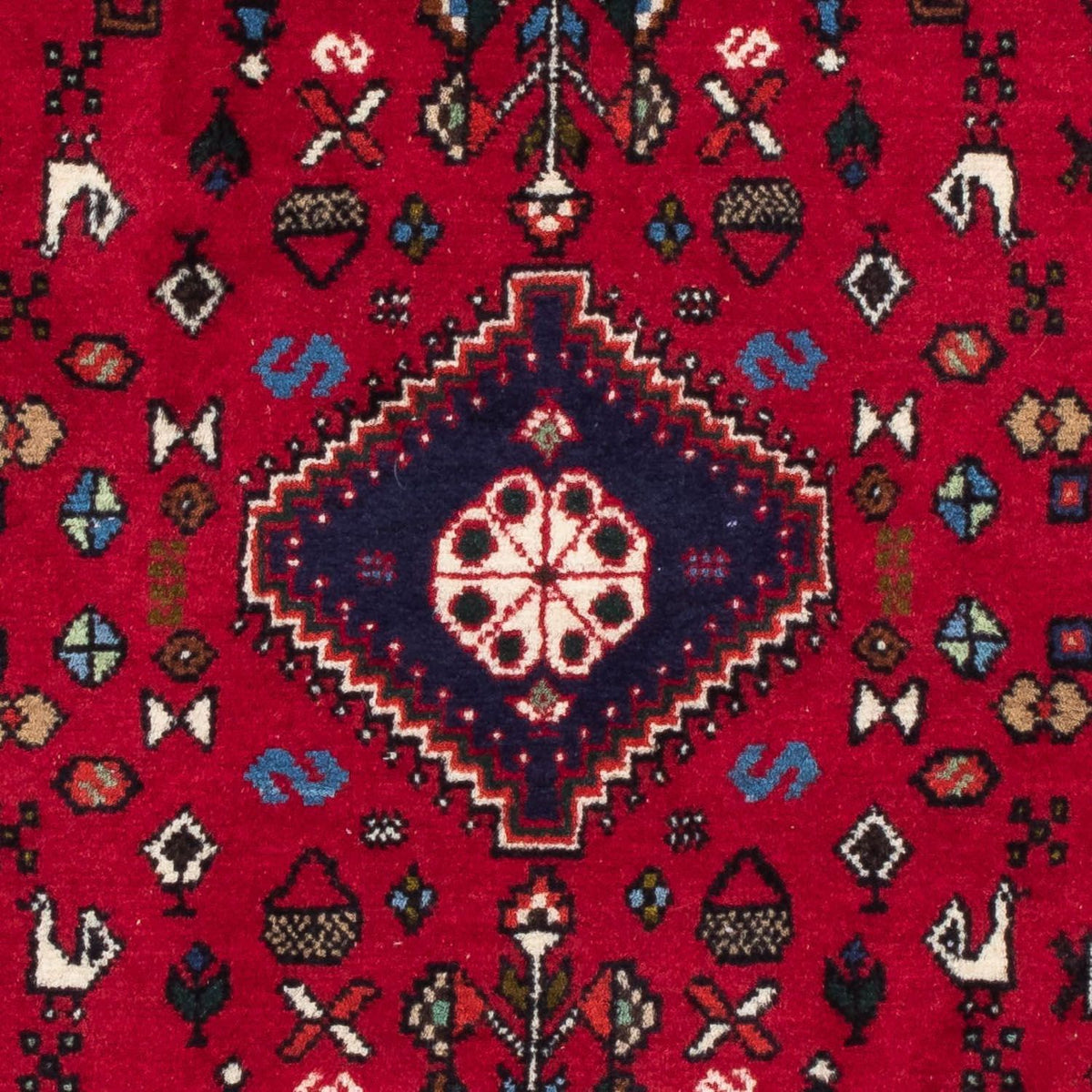 Perser Rug - Nomadic - 128 x 79 cm - dark red