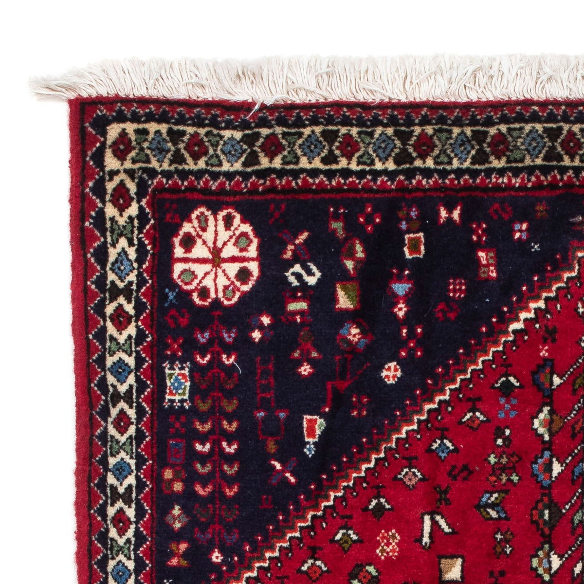 Perser Rug - Nomadic - 128 x 79 cm - dark red