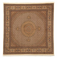 Perser Rug - Tabriz square  - 208 x 204 cm - light brown