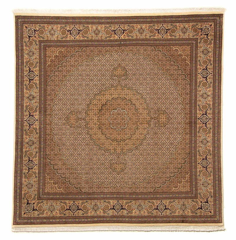 Perser Rug - Tabriz square  - 208 x 204 cm - light brown