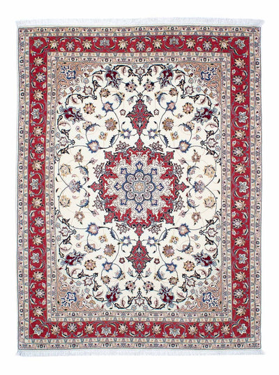 Tabriz - 50 Raj Rug 154x203cm - Persian Rugs - beige
