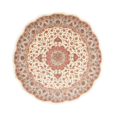 Perser Rug - Tabriz - Royal round  - 250 x 250 cm - beige