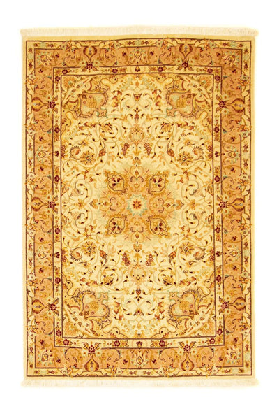 Tabriz - 50 Raj Rug 102x147cm - Persian Rugs - beige