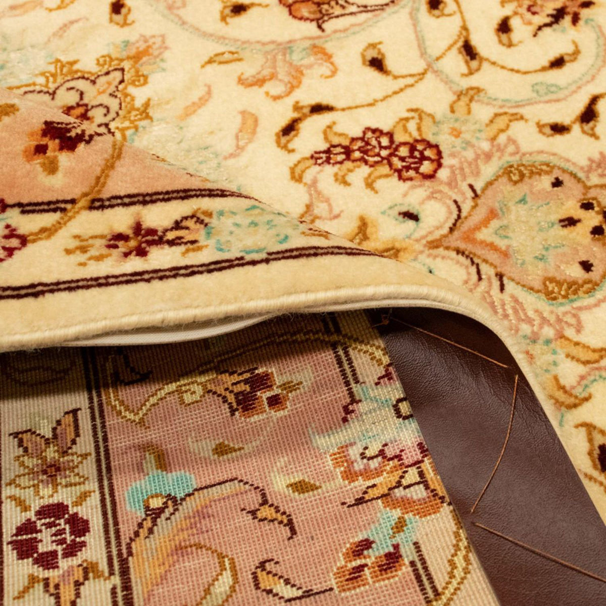 Tabriz - 50 Raj Rug 102x147cm - Persian Rugs