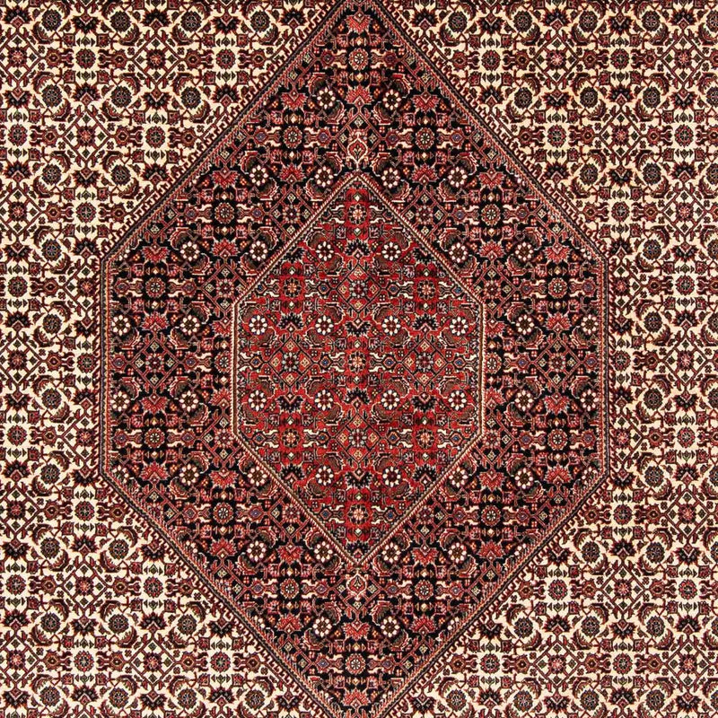 Perser Rug - Bidjar - 254 x 203 cm - dark red