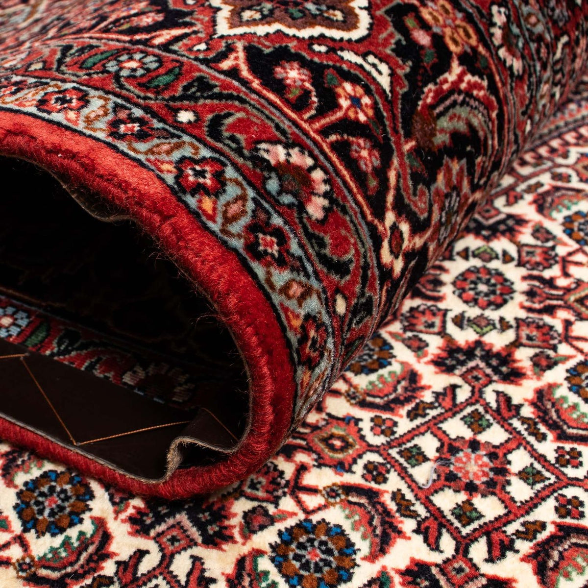 Perser Rug - Bidjar - 254 x 203 cm - dark red