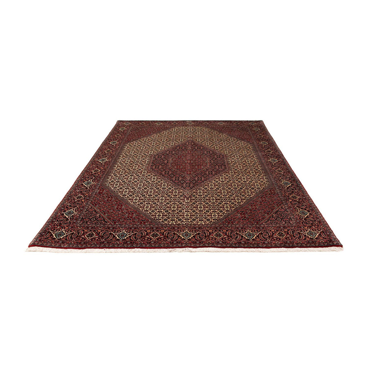 Perser Rug - Bidjar - 254 x 203 cm - dark red
