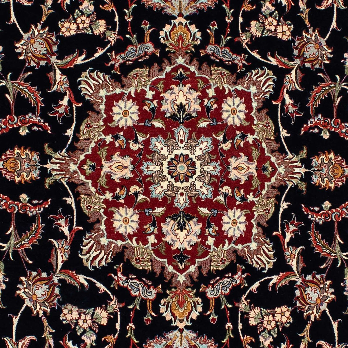 Perser Rug - Ghom - 201 x 138 cm - dark blue