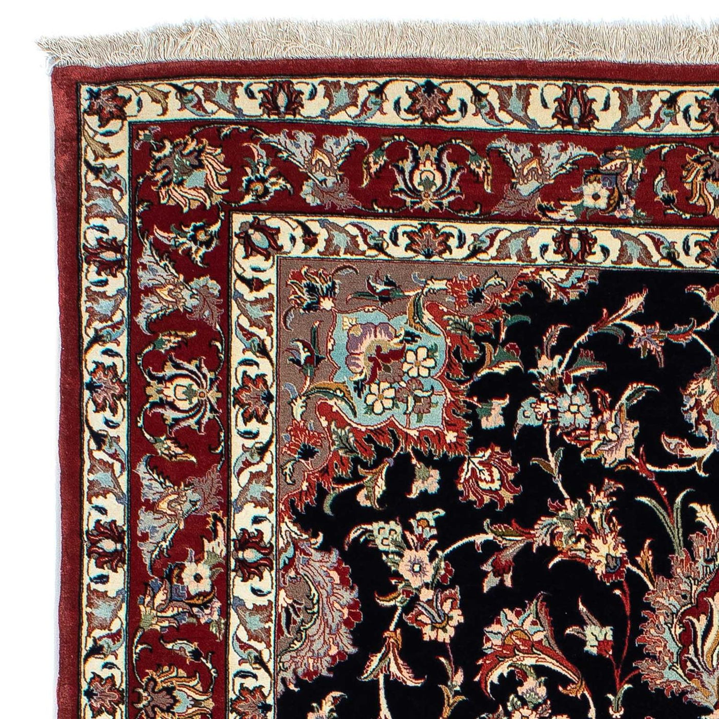 Qom Rug 201x138cm - Persian Rugs