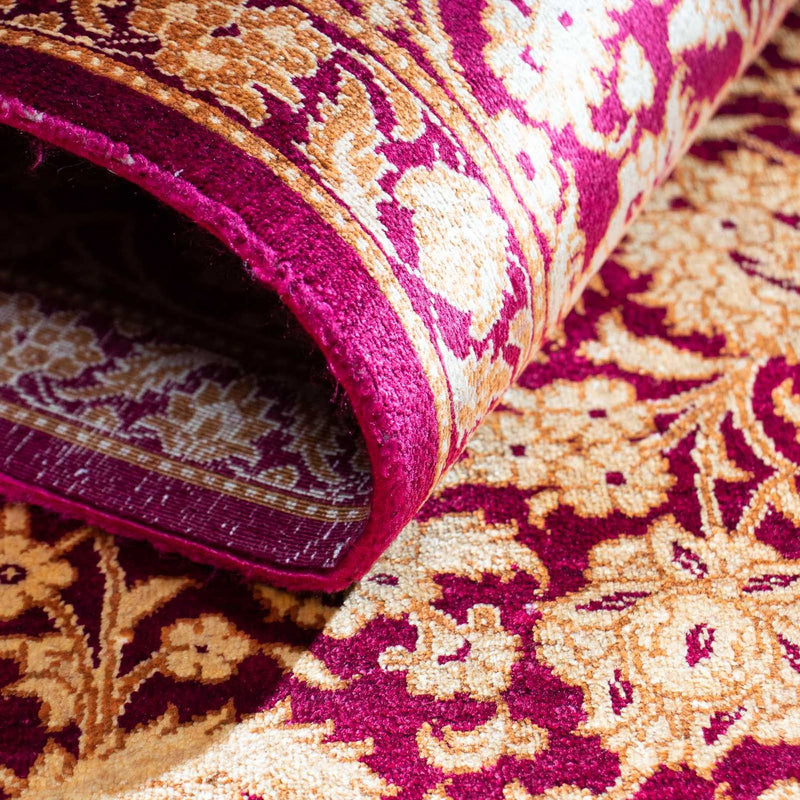 Perser Rug - Ghom - 146 x 100 cm - dark red