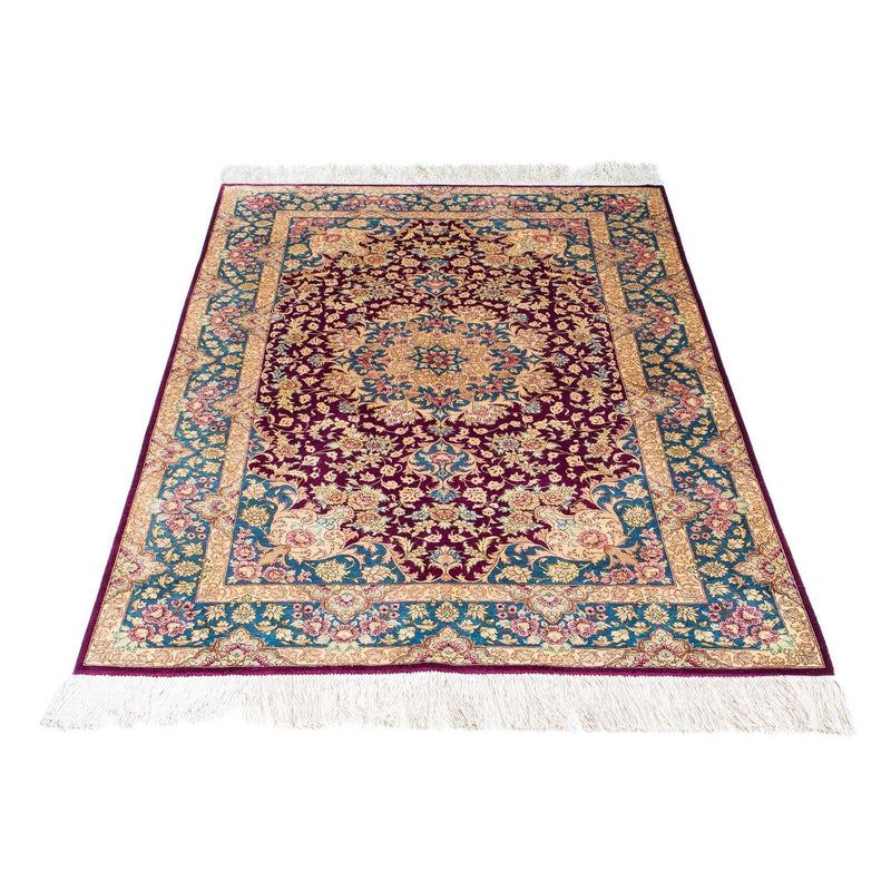 Perser Rug - Ghom - 148 x 99 cm - dark red