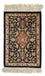 Silk Rug - Ghom Silk - Premium - 41 x 28 cm - dark blue
