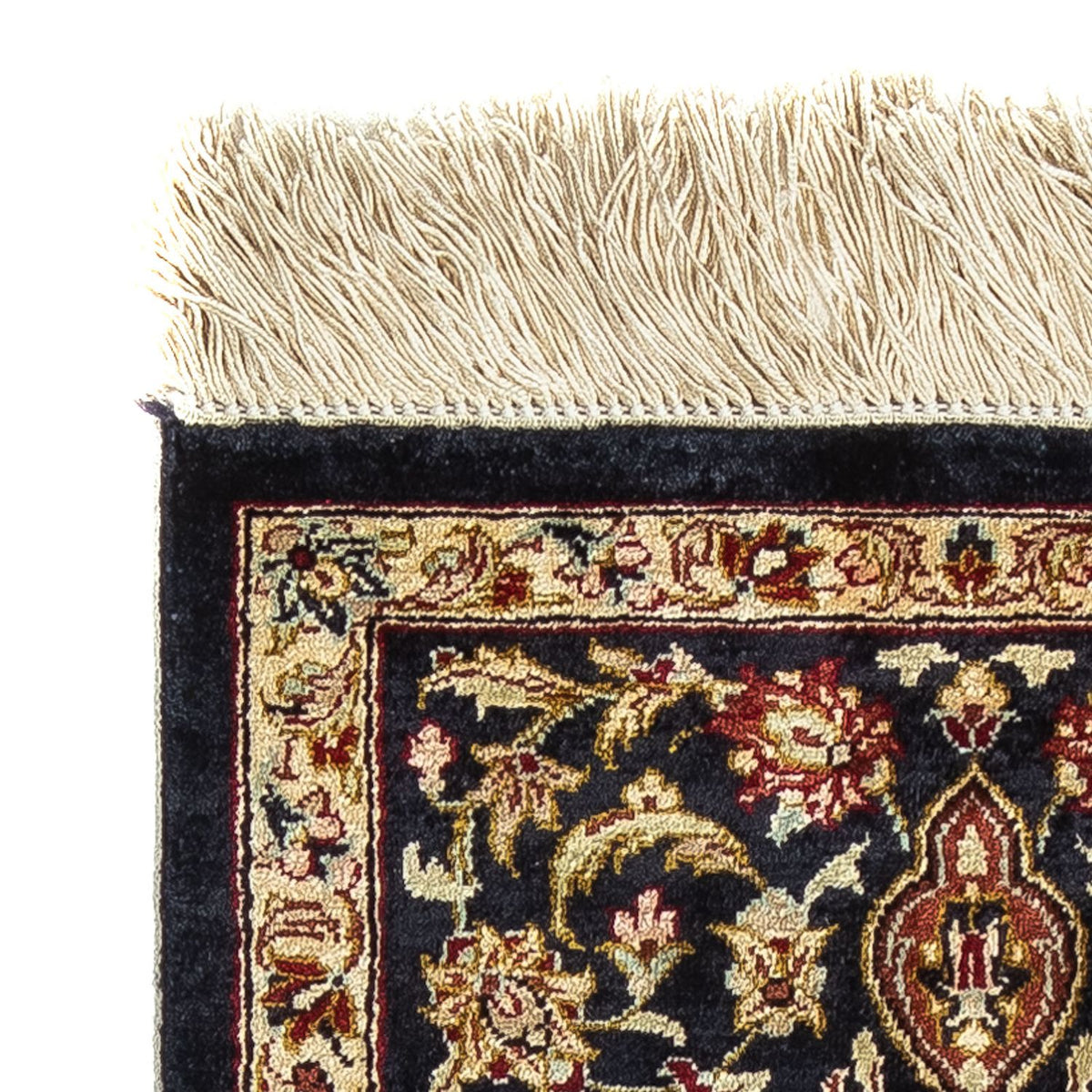 Qom Silk Rug 28x41cm - Persian Rugs
