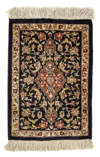 Qom Silk Rug 28x41cm - Persian Rugs